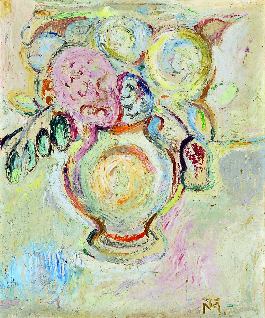 Tóth Menyhért (1904-1980) Flower Still-Life