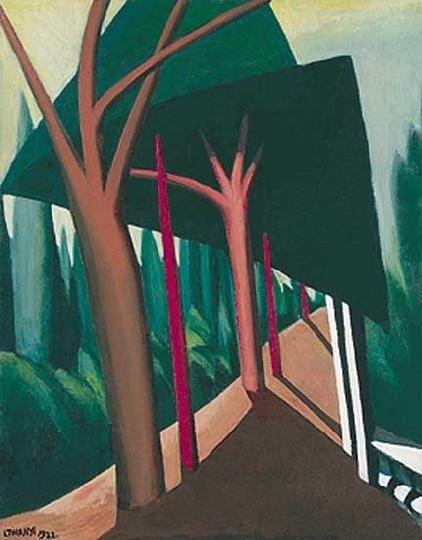 Tihanyi Lajos (1885-1938) Three trees 1922