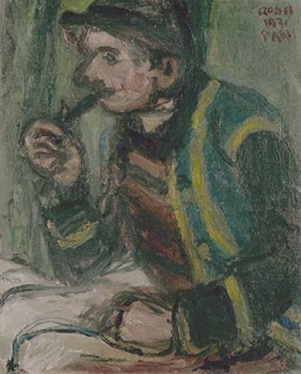 Czóbel Béla (1883-1976) Breton peasant, 1931
