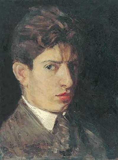 Berény Róbert (1887-1953) First self-portrait