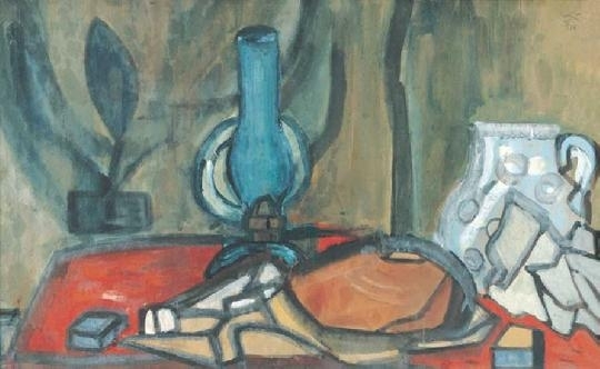 Bálint Endre (1914-1986) Still life with a table, 1937