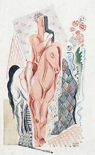 Kádár Béla (1877-1956) Nude on horse
