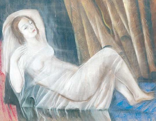 Schönberger Armand (1885-1974) Nude with veil