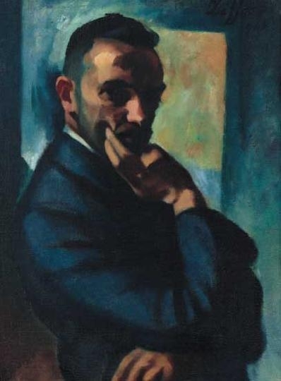 Ziffer Sándor (1880-1962) Önarckép, 1925