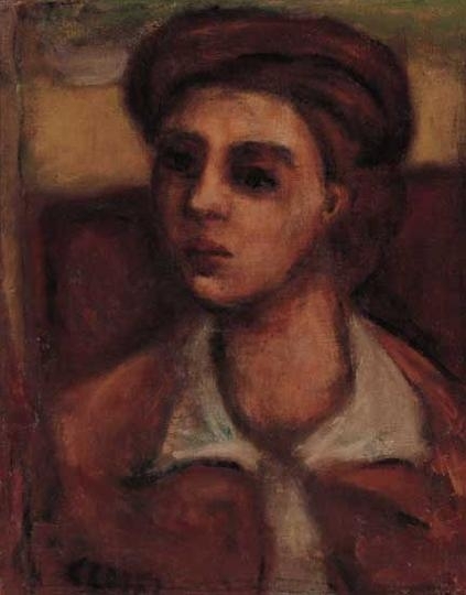 Czóbel Béla (1883-1976) Young Muse