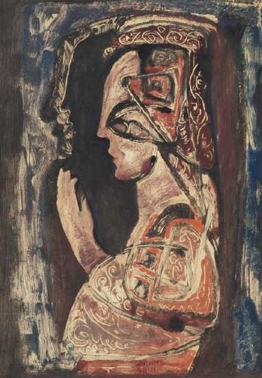 Kádár Béla (1877-1956) Antique figures