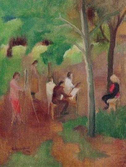 Szabados Jenő (1911-1942) Painters' school, 1932