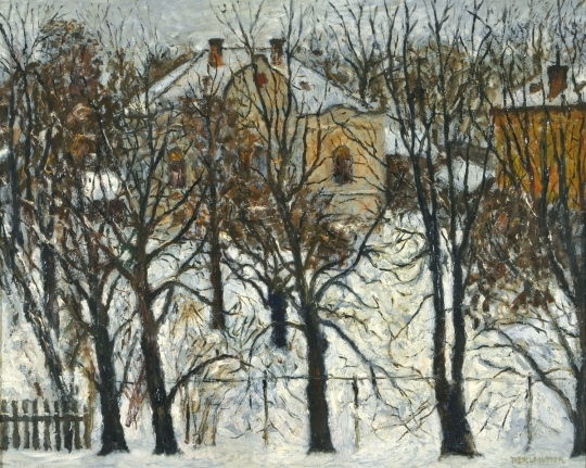 Perlmutter Izsák (1866-1932) Winter mood