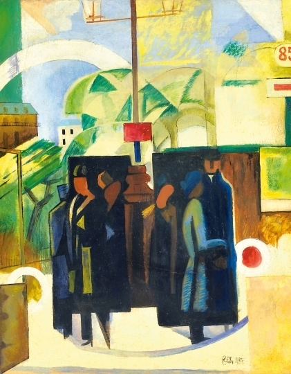 Réth Alfréd (1884-1966) Tram stop, 1924