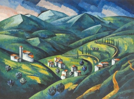 Stefán Henrik (1896-1971) Landscape