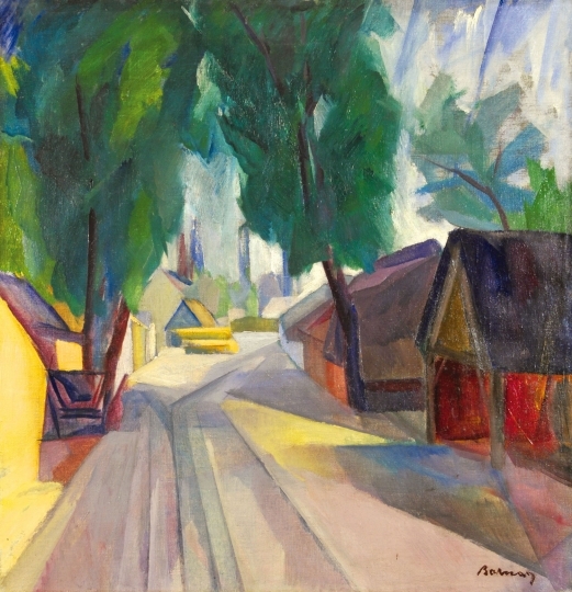 Barcsay Jenő (1900-1988) Landscape at Mártély
