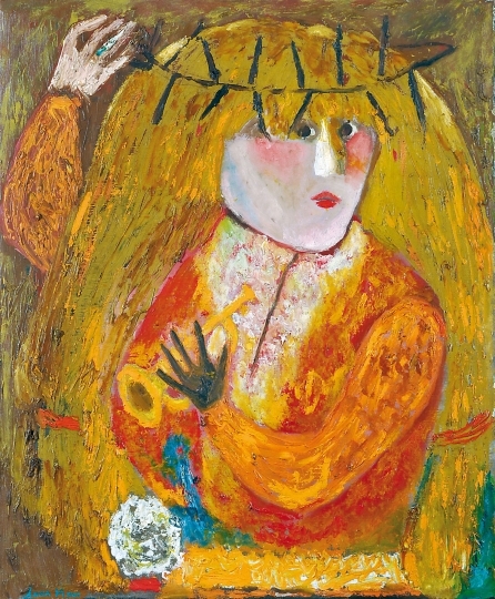 Anna Margit (1913-1991) Tövises múzsa, 1968