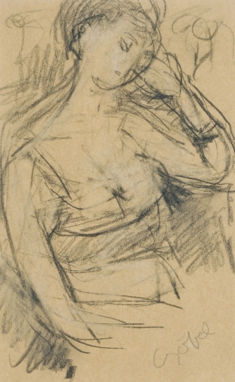 Czóbel Béla (1883-1976) Resting woman