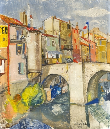 Vadász Endre (1901-1944) French hick-town