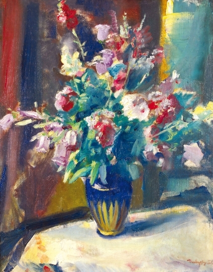 Márffy Ödön (1878-1959) Kerti virágok