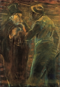 Mednyánszky László (1852-1919) Útonálló (Rablótámadás), 1910-es évek első fele