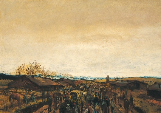 Mednyánszky László (1852-1919) Táborozás, 1914 körül