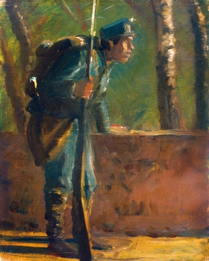 Mednyánszky László (1852-1919) Watchman