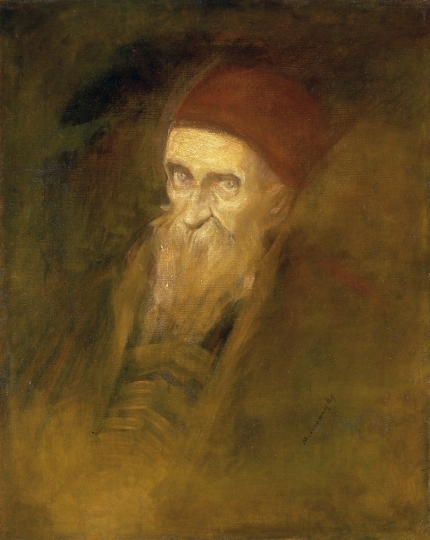 Mednyánszky László (1852-1919) Szakállas öreg férfi