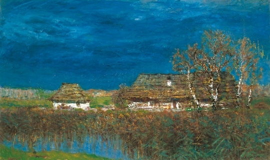 Mednyánszky László (1852-1919) Farm, first part of the 1900s