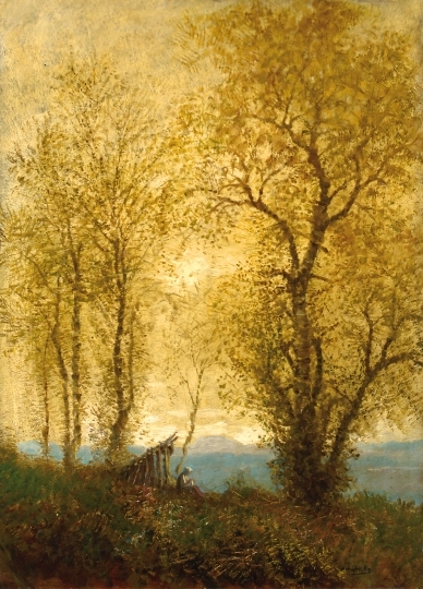 Mednyánszky László (1852-1919) Autumn landscape, middle of the 1900s