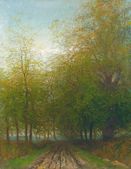Mednyánszky László (1852-1919) Road deep in the forest