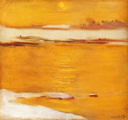Mednyánszky László (1852-1919) Sunset