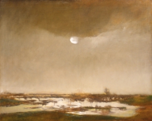 Mednyánszky László (1852-1919) Gloaming landscape