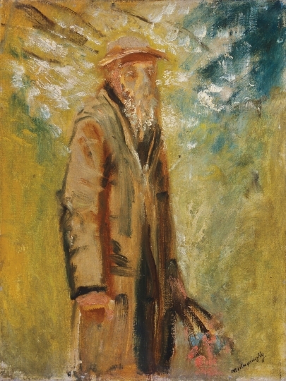 Mednyánszky László (1852-1919) Old man (Self-portrait), c. 1914