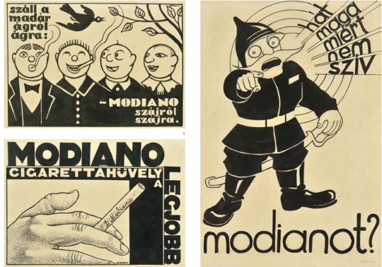 Gábor Jenő (1893-1968) Modiano-tervek
