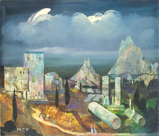 Molnár C. Pál (1894-1981) Escape to Egypt