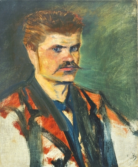 Mednyánszky László (1852-1919) Man portrait