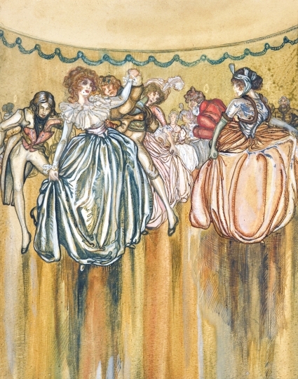 Batthyány Gyula (1887-1959) Rococo Scene