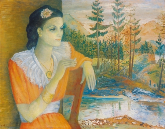 Klie Zoltán (1897-1992) Transylvanian Woman, 1943