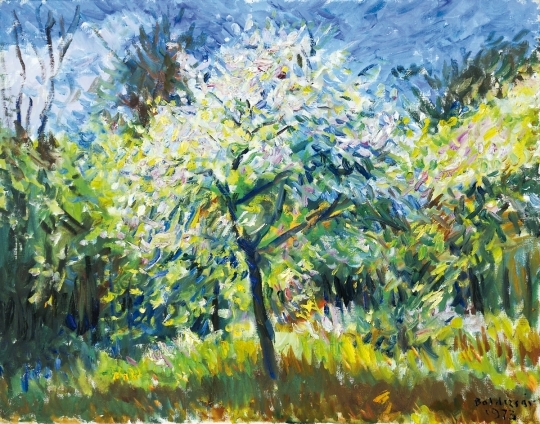 Boldizsár István (1897-1984) Springtime blooming, 1973