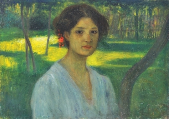 Kernstok Károly (1873-1940) Tavasz (Női arckép)