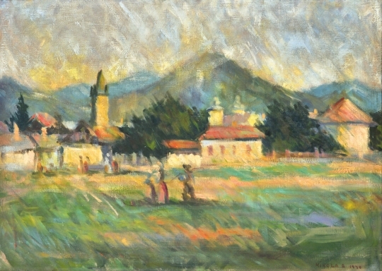 Mikola András (1884-1970) View of Nagybánya, 1940