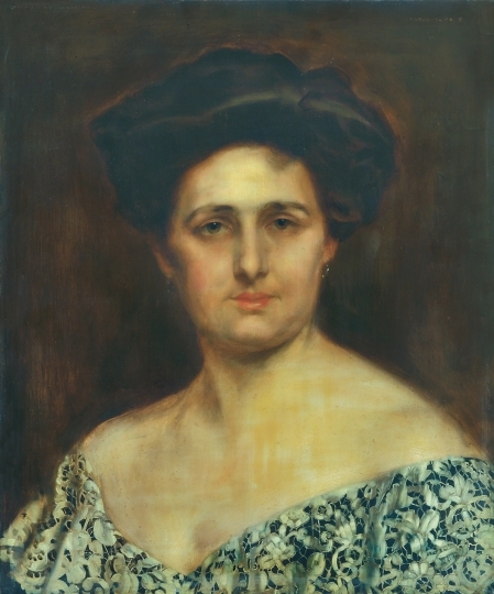Karlovszky Bertalan (1858-1938) Női portré