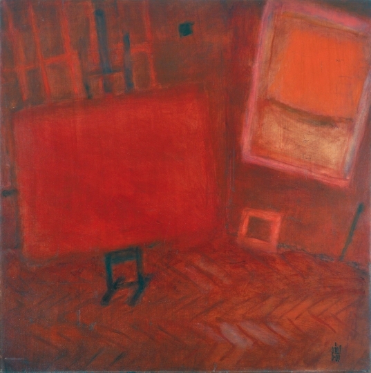 Váli Dezső (1942-) Paceful atelier, 2009