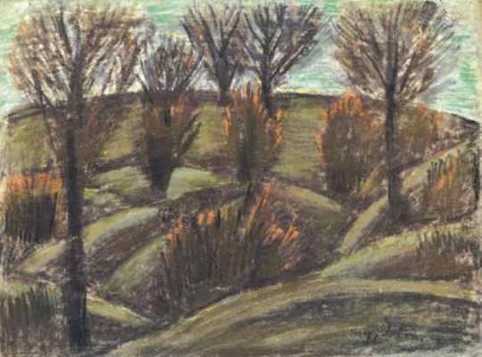 Nagy István (1873-1937) Hilly Landscape