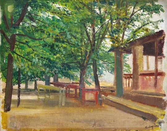 Mednyánszky László (1852-1919) Garden of 