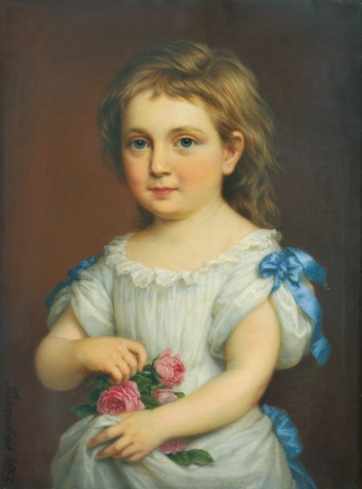 Barabás Miklós (1810-1898) Portrait of Flora Szegedy-Maszák, 1882
