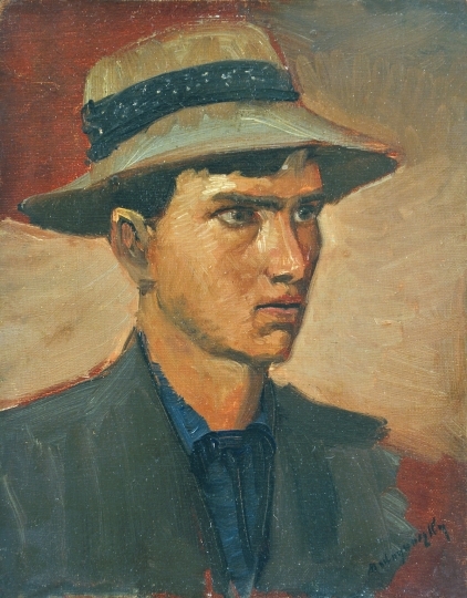 Mednyánszky László (1852-1919) Kalapos fiú