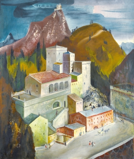 Molnár C. Pál (1894-1981) Kolostor a hegyek között