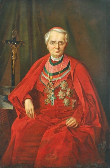László Fülöp (1869-1937) Egyházfő portréja