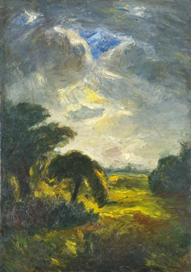 Iványi Grünwald Béla (1867-1940) Before a Storm