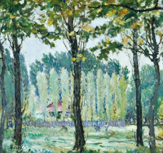 Csók István (1865-1961) Balatoni táj, 1913