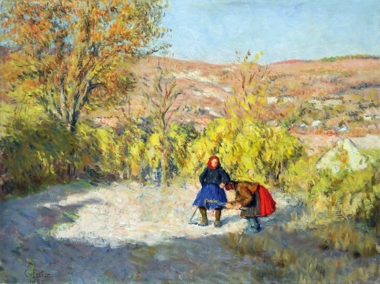 Glatz Oszkár (1872-1958) Mezőn, 1941