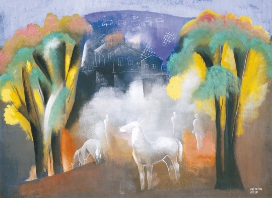 Kádár Béla (1877-1956) Fairytale-like Landscape