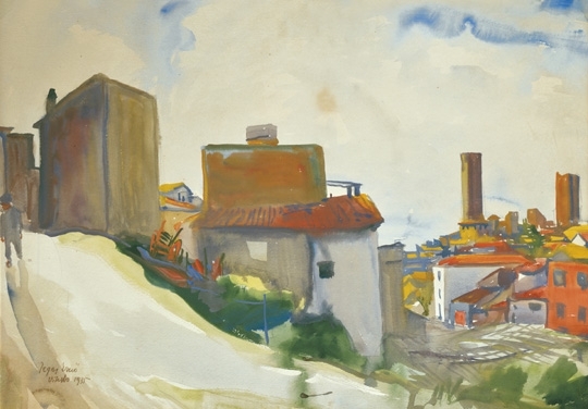 Jeges Ernő (1898-1956) Viterbo, 1935